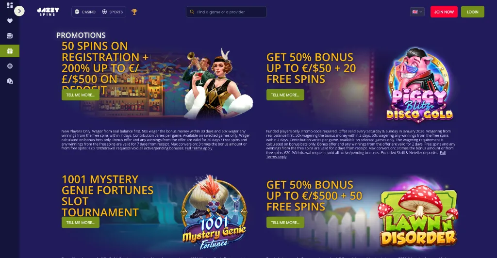 Discover the Thrill of Gameplay at Jazzy Spins 🎰